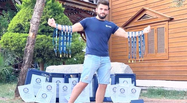 شاب سوري يحطّم 16 رقما في موسوعة غينيس ويتطلع إلى الـ17