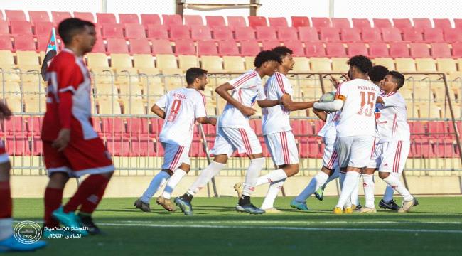 ودياً.. التلال يكرم ضيافة اهلي تعز بثلاثية