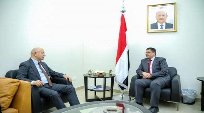 بن مبارك يبحث مع السفير التركي العلاقات الثنائية