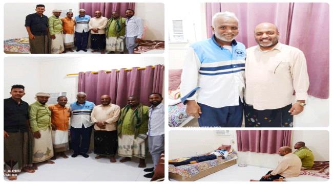 مسجدي يطمئن على صحة الكابتن صائب سلام