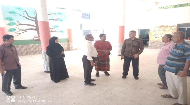 الجاوي وبن محفوظ يتفقدان مدرسة اوسان وجمعية الرحمة مركز المعاقين دهنيآ