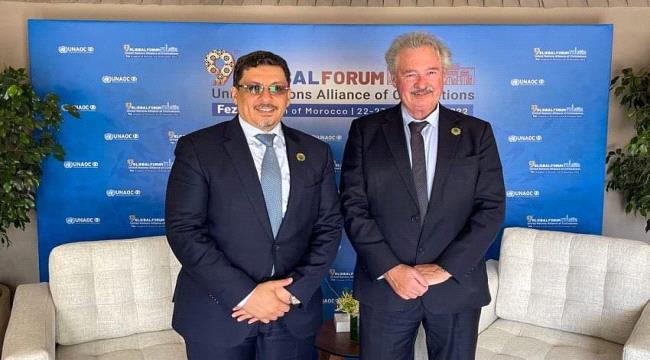 بن مبارك يبحث مع نظيره اللوكسمبورغي سبل تعزيز وتطوير العلاقات الثنائية بين البلدين