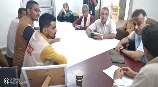 الجاوي يتفقد أعمال منظمة "ميرسي كور" في مجمع المعلا الصحي 