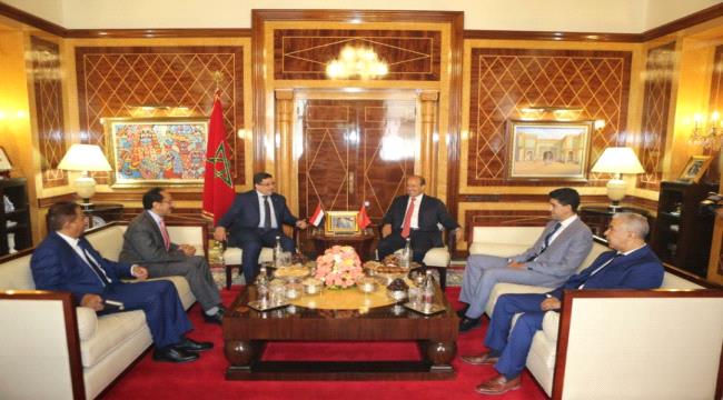 بن مبارك يلتقي رئيس مجلس المستشارين المغربي
