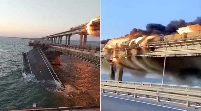صور ومعلومات جديدة عن عملية تفجير جسر القرم