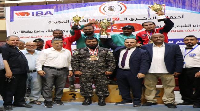  الوجيه يتوّج ابطال الملاكمة بكأس الثورة 14 أكتوبر
