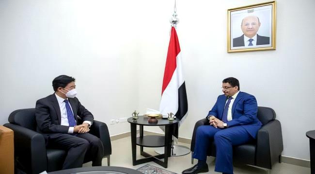 بن مبارك يؤكد على متانة العلاقة بين بلادنا وجمهورية الصين الشعبية 