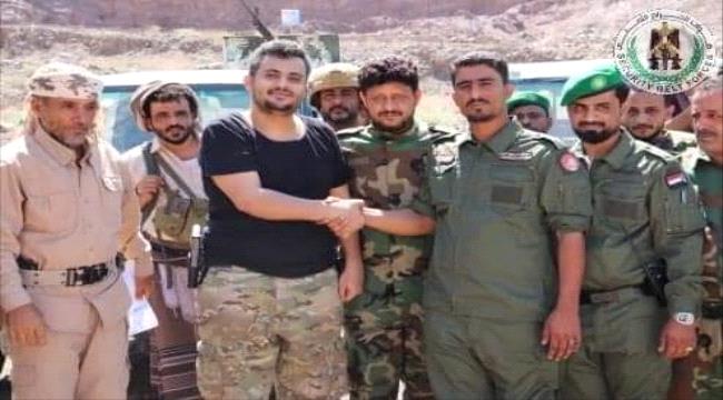 تسليم واستلام بين قادة قطاعات الحزام الأمني الخلف والسلف في عدن