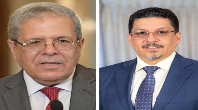 بن مبارك والجرندي يبحثان الهجوم الحوثي على مينائي رضوم والضبة