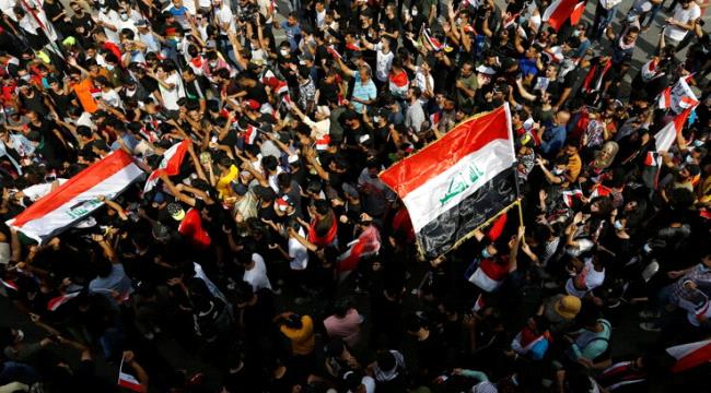 العراق.. مناصرو «حراك تشرين» يتظاهرون وسط بغداد