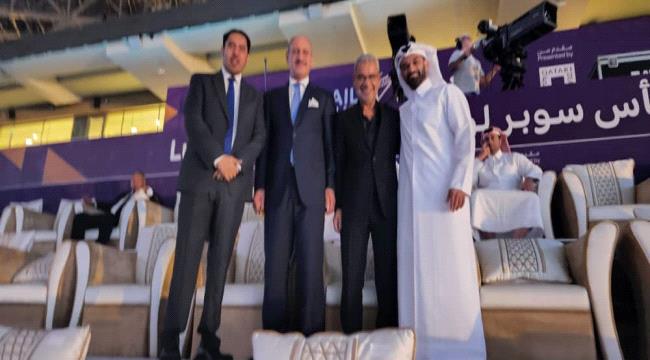 وزير الشباب والرياضة نايف البكري يحضر كأس سوبر لوسيل في فطر