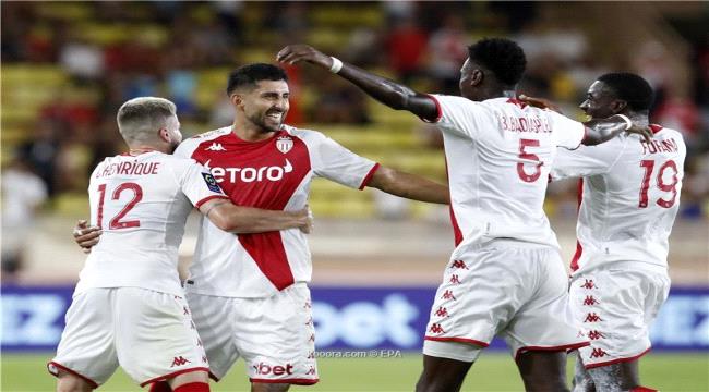 موناكو يحقق فوز صعب على ليون في الدوري الفرنسي