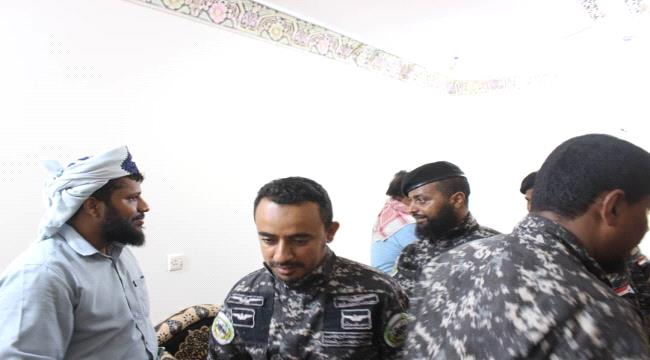 ضباط حرس المنشآت يعزون العميد أحمد بن عفيف بوفاة ابن عمه 