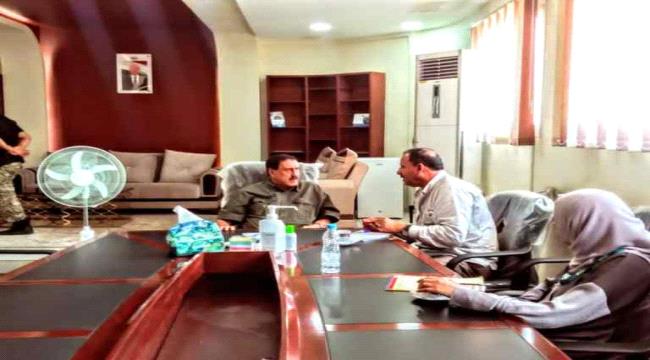 مدير أمن عدن يلتقي ممثلي مشروع سيادة القانون بالبرنامج الإنمائي للأمم المتحدة