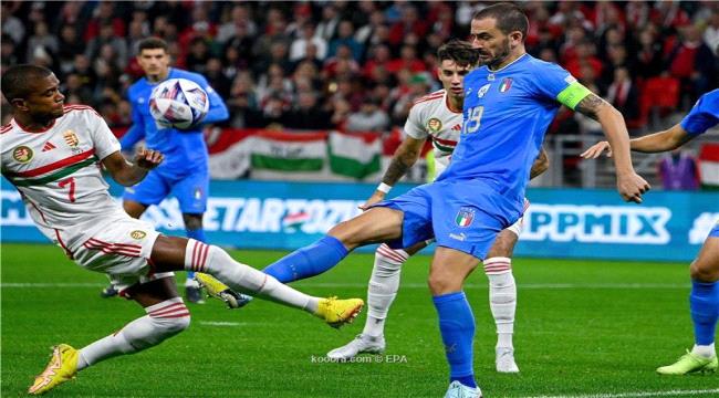 إيطاليا تسقط المجر وتتأهل لنصف نهائي دوري الأمم