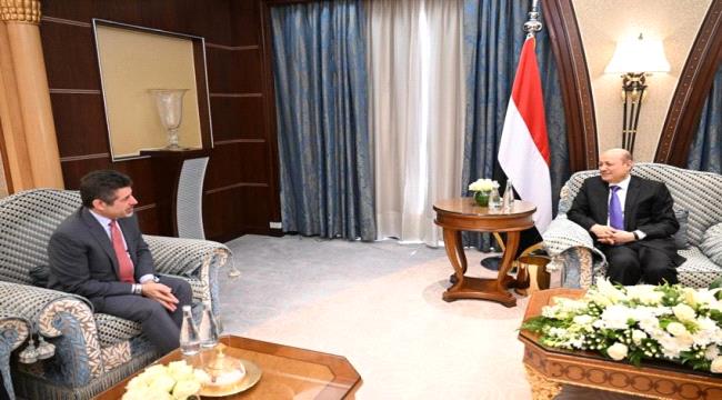 العليمي يستقبل سفير الولايات المتحدة