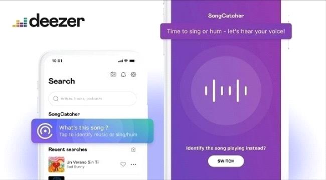 تطبيق يمكنه العثور على الأغنية التي تدندن بها