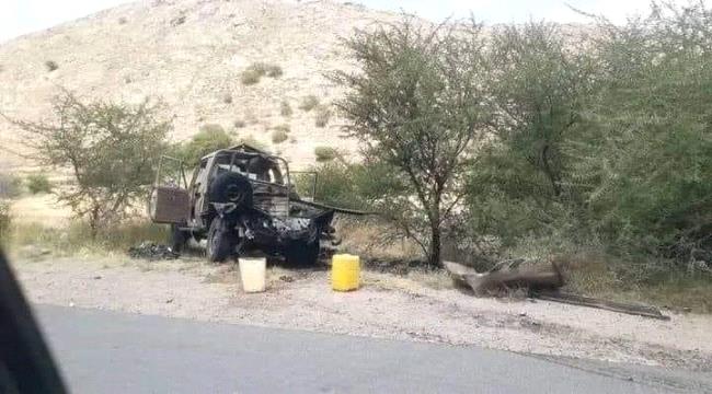 استشهاد 3 جنود جنوبيين بصاروخ حوثي استهدف طقم عسكري في "الحد" يافع 