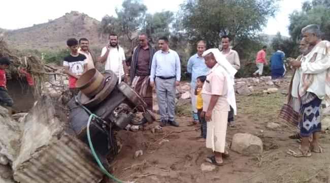 مسؤول محلي : ردفان أصبحت منكوبة جراء كارثة السيول 