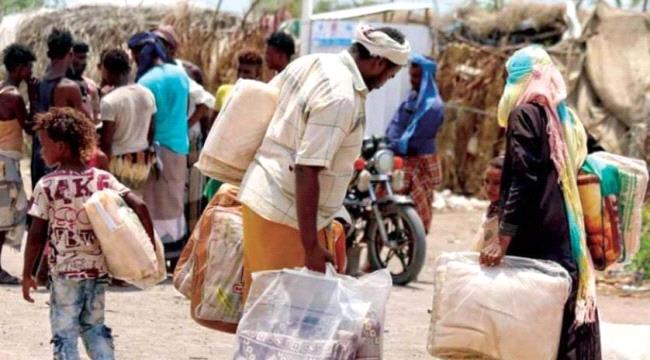 معاناة النازحين اليمنيين تضاعفها الأمطار ونيران الحوثيين