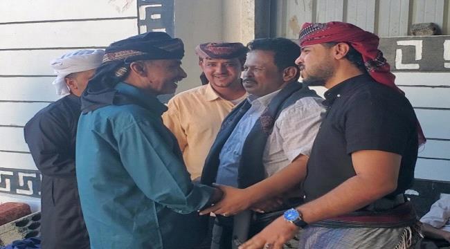 العميد الهيثمي يزور اللواء محمود الصبيحي في منزله