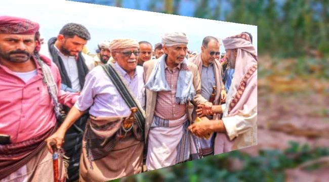 الصبيحي يستقبل وفد كبير من ابناء محافظة أبين
