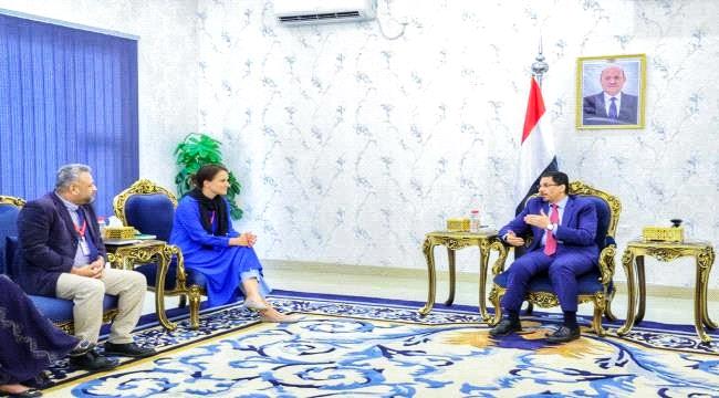 وزير الخارجية يبحث  مع مؤسسة فريدريش إيبرت الألمانية اوجه الدعم والتعاون المشترك 