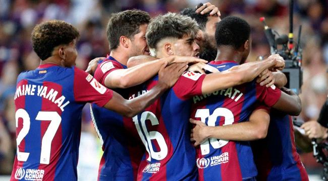 برشلونة يحقق فوزا متأخرا على قادش