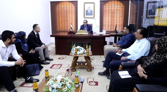 وزير الصحة يلتقي فريقا من المفوضية السامية لشؤون اللاجئين