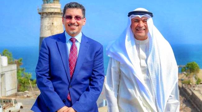 وزير الخارجية يناقش مع أمين عام مجلس التعاون الخليجي العلاقات الاخوية وسبل تعزيزها 