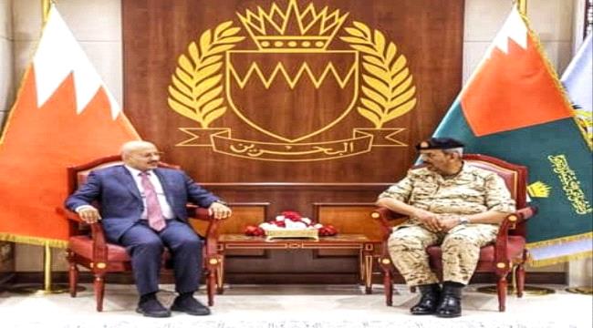 العميد طارق صالح يلتقي القائد العام لقوة دفاع البحرين