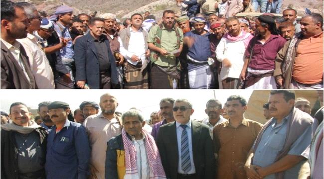 المقدم كمال الحالمي يهنئ بمساعي الصلح في حالمين بردفان