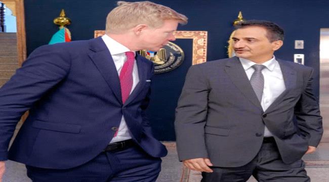 محافظ عدن يبحث مع المبعوث الأممي تطورات العملية السياسية وجهود إنهاء الحرب