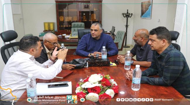 لقاء يستعرض مشاريع الطرقات في عدن بين الماس وممثلي " unops "