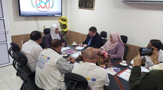 رئيس الجهاز المركزي للإحصاء تلتقي في عدن وفداً من الإتحاد الأوروبي