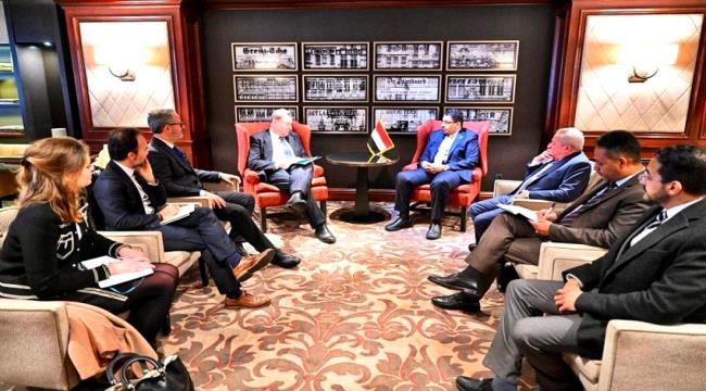 بن مبارك يلتقي نائب المدير العام للإدارة العامة لعمليات المساعدات الإنسانية (الايكو)