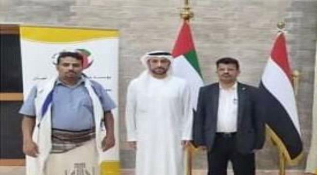 مأرب..مدير مستشفى حريب يلتقي ممثل مؤسسة خليفه بن زائد للاعمال الأنسانيه