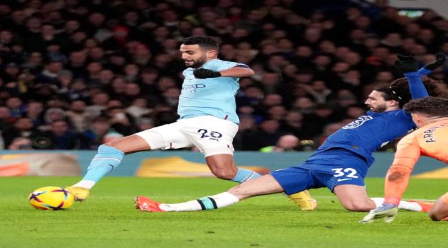 محرز يواصل إنقاذ مانشستر سيتي بخطف نقاط تشيلسي