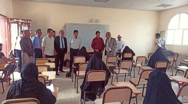 تدشين امتحانات الفصل الدراسي الاول في جامعة أبين