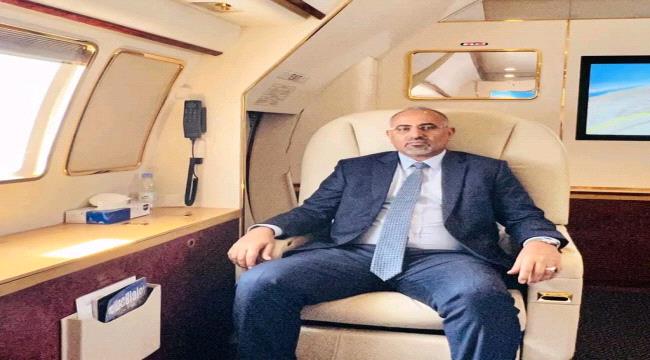عيدروس الزبيدي يصل إلى العاصمة السعودية الرياض
