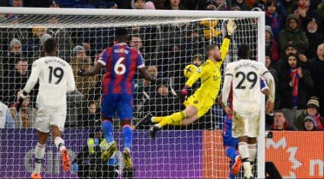 كرستال بالاس يصدم يونايتد بالتعادل في الدوري الإنجليزي الممتاز