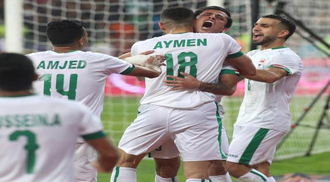 العراق ينهي الشوط الأول متقدما بهدف نظيف على نظيره العماني