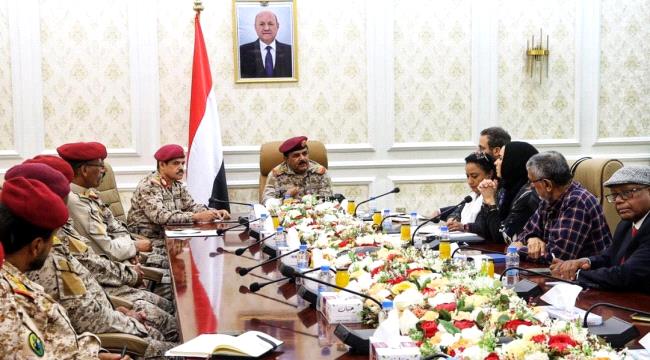 وزير الدفاع يلتقي وفد منظمة سيفيك الدولية   