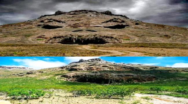 ما قصة صورة الجبل المخيف في جزيرة سقطرى 