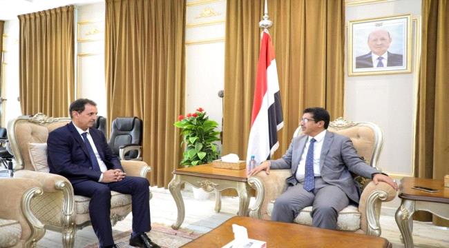 وكيل وزارة الخارجية يستقبل سفير المغرب لدى اليمن