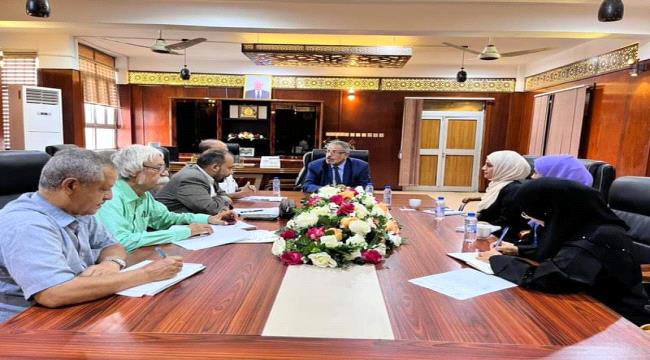 بحث مشروع تأهيل ميناء الاصطياد السمكي مع البرنامج الإنمائي "UNDP"