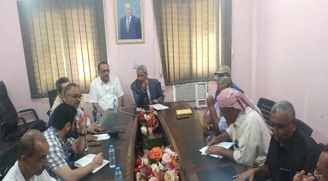 تنسيق وعمل مشترك بين سلطة لحج والمفوضية السامية لشؤون اللاجئين 