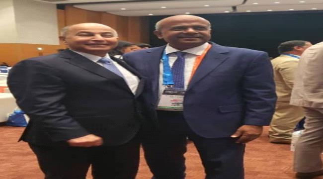 الخليفي يبارك للكابتن المسلم الفوز برئاسة الاتحاد الدولي لألعاب الماء بالتزكية