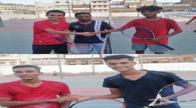 تحديد طرفي نهائي فئة الممتاز في البطولة السادسة لنادي التنس العدني