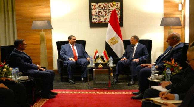 وزيرا داخلية اليمن ومصر يبحثان  التعاون بين البلدين في مجال التدريب